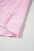 Bonbon Textured Bubble Sleeve High Waist Mini Dress